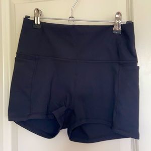 Fabletics high waisted booty shorts